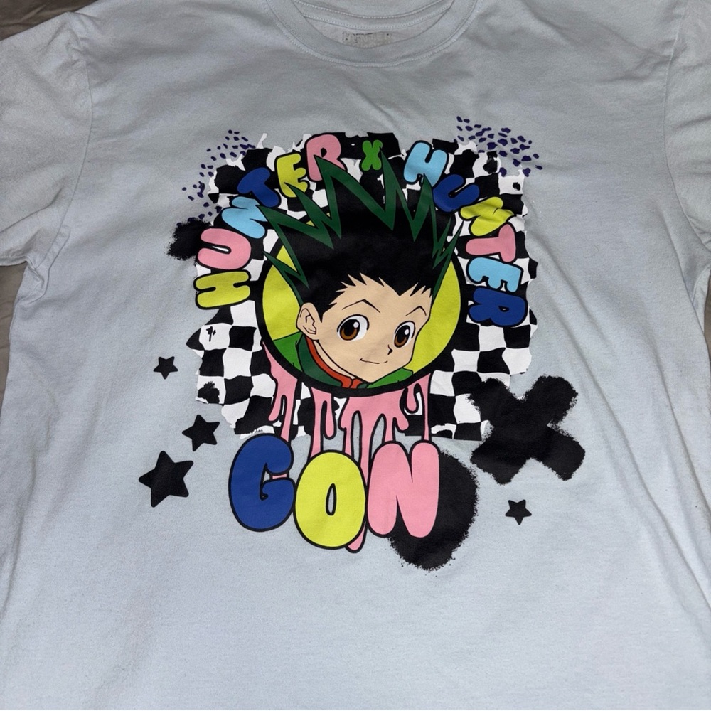 Hunter X Hunter Anime light Blue Large short sleeve tee - Picture 2 of 6